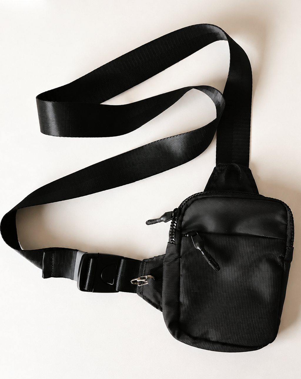 KEEPCLOSE – Crossbody bag för värdesaker– Svart
